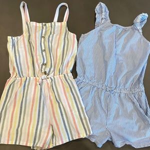 EUC kids rompers - set of 2!